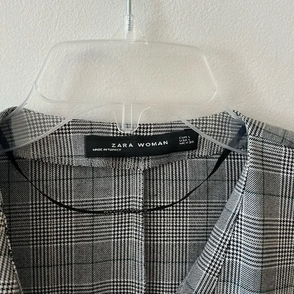 Zara grey tie top - Picture 3 of 5